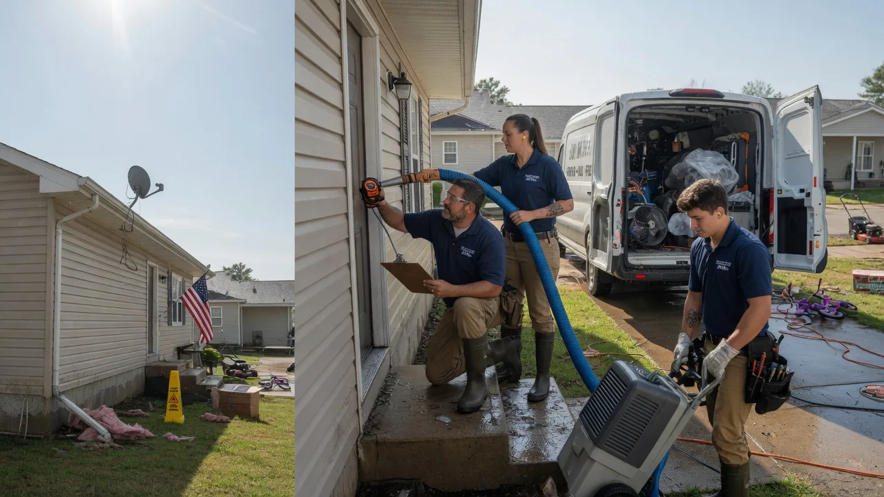 Ceiling Water Damage Restoration in Parkers Prairie, MN near me